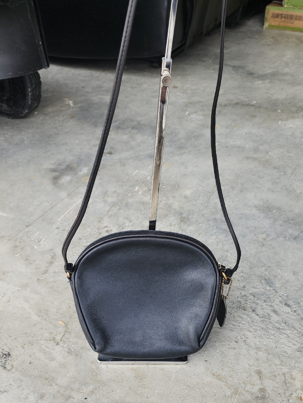 COACH Vintage Minimalist Black Crossbody Bag